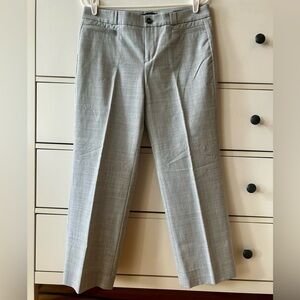 Light Gray Crop Dress Pants